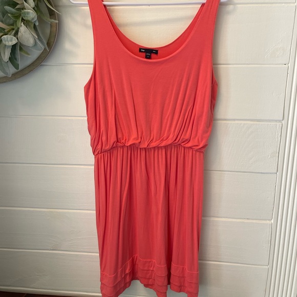 GAP, Salmon color mini sundress size small - Picture 2 of 7